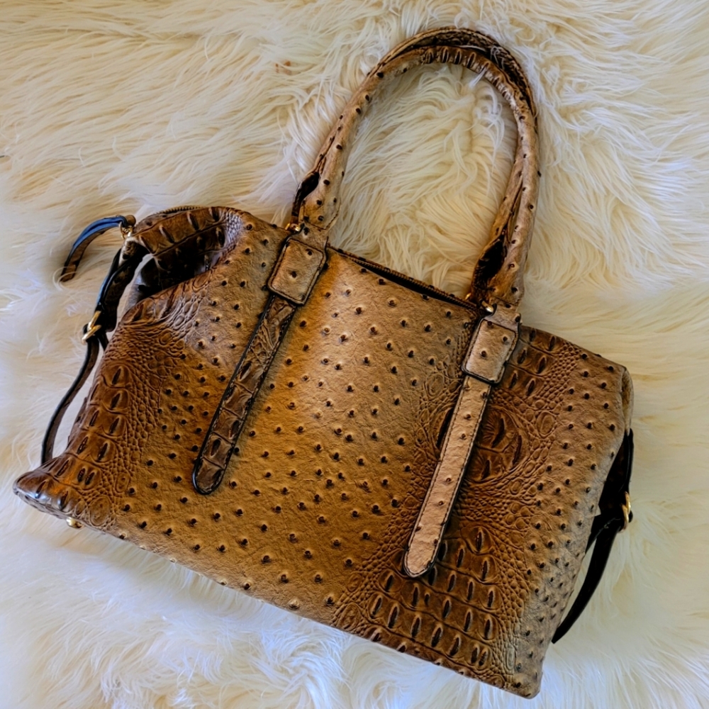 Ostrich print, large bag